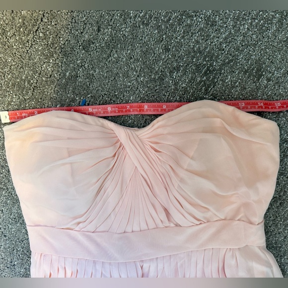 Jenny Yoo Aidan Convertible Strapless Gown Chiffon Formal Dress Size 6 - Picture 11 of 12